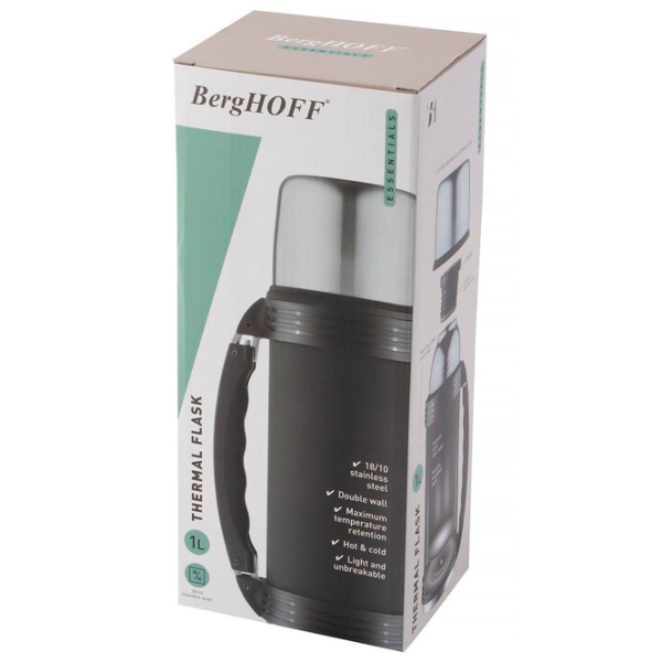 Cană termo BergHOFF Classic 1100250 Black 1l photo 5