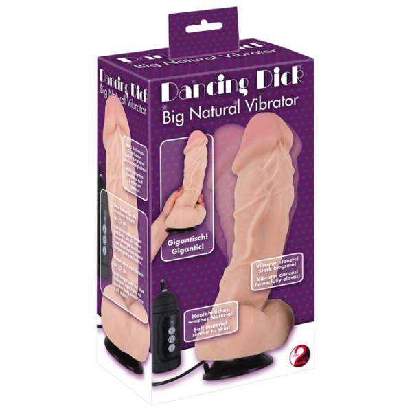 Вибратор You2Toys Dancing Dick Big Natural Бежевый  photo 6