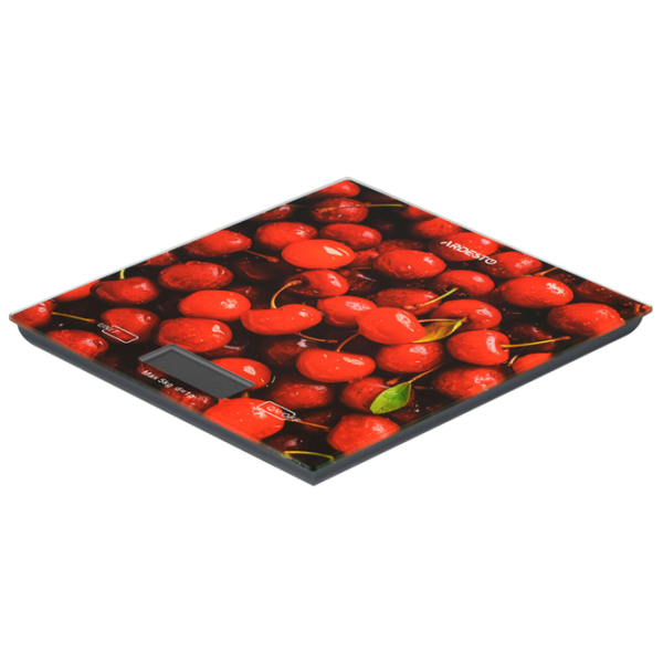 Cântar de bucătărie Ardesto SCK-893 CHERRY Red , Sticlă, 5 kg photo 2