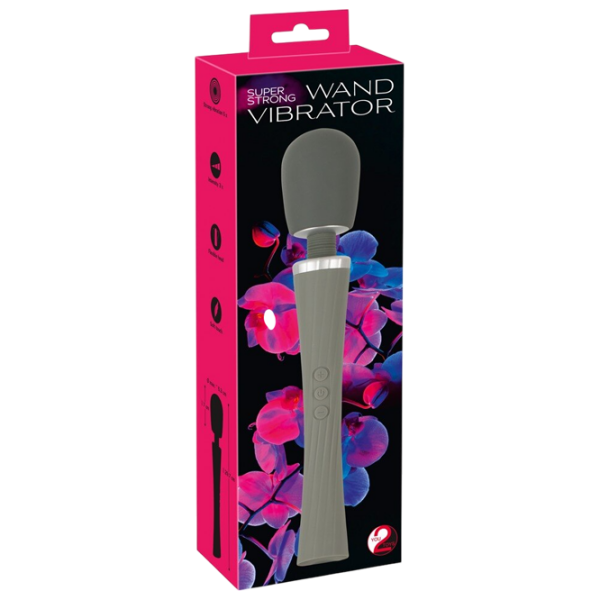 Вибратор You2Toys Super Strong Wand Серый  photo 8
