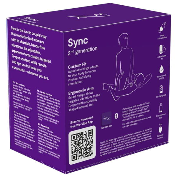 Vibrator We-Vibe Sync 2 Purple  photo 10
