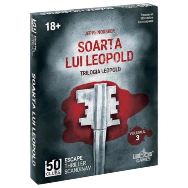 Настольная игра Ludicus Games 50 Clues: The Fate of Leopold Логическая игра, 18+ photo 1
