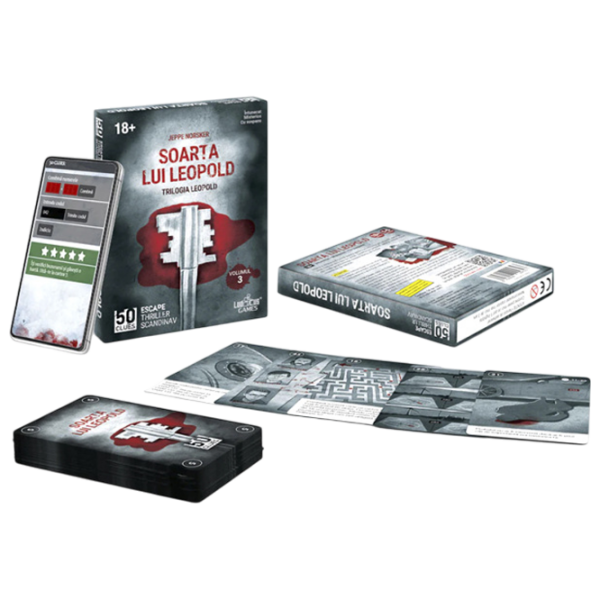 Настольная игра Ludicus Games 50 Clues: The Fate of Leopold Логическая игра, 18+ photo 2