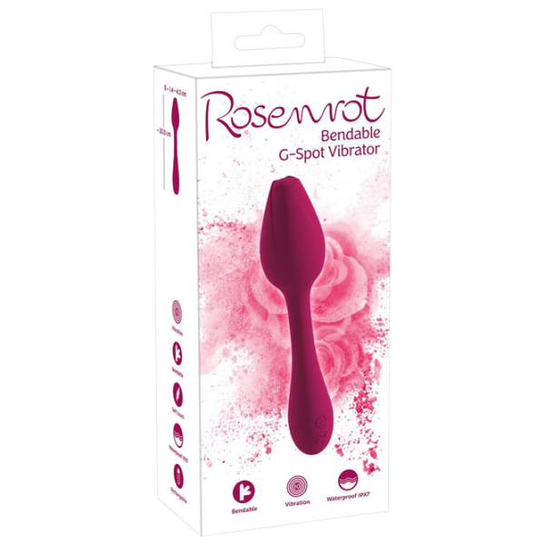 Вибратор Rosenrot Bendable G-Spot Красный  photo 9