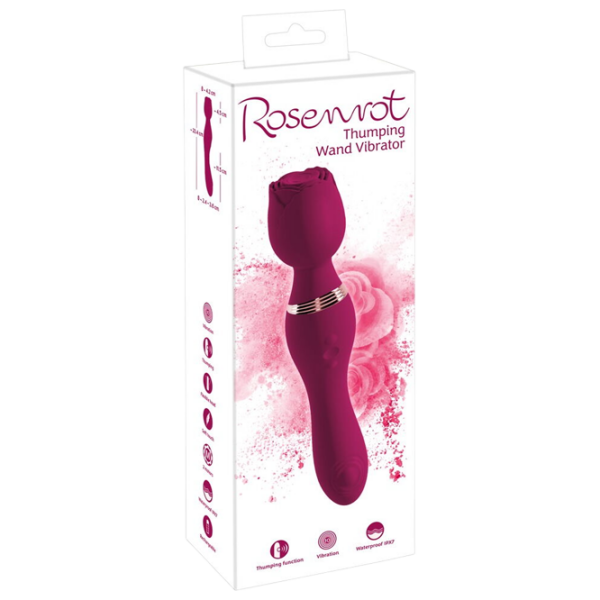 Вибратор Rosenrot Thumping Wand Красный  photo 7