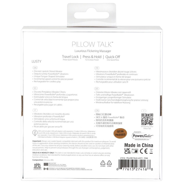 Вибратор Pillow Talk Lusty Белый  photo 7