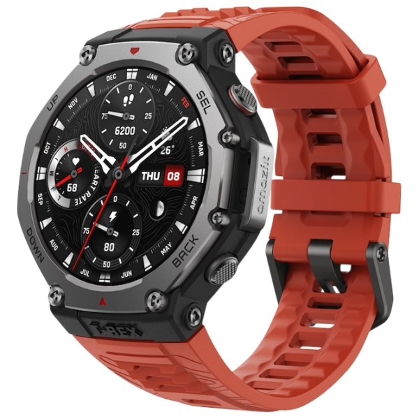 Умные часы Amazfit T-Rex 3 Черный 1.5" | | Нержавеющая сталь/Силикон| W2322GL1N photo 1