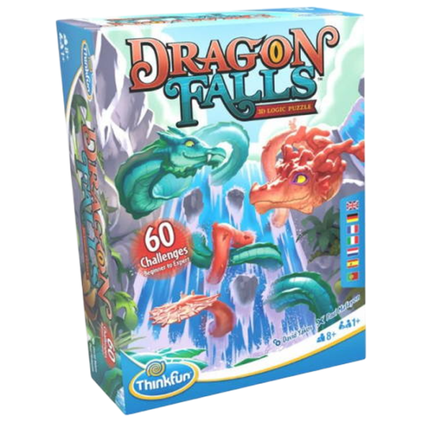 Joc de masă Thinkfun Dragon Falls Joc de logică, 8+ photo 1