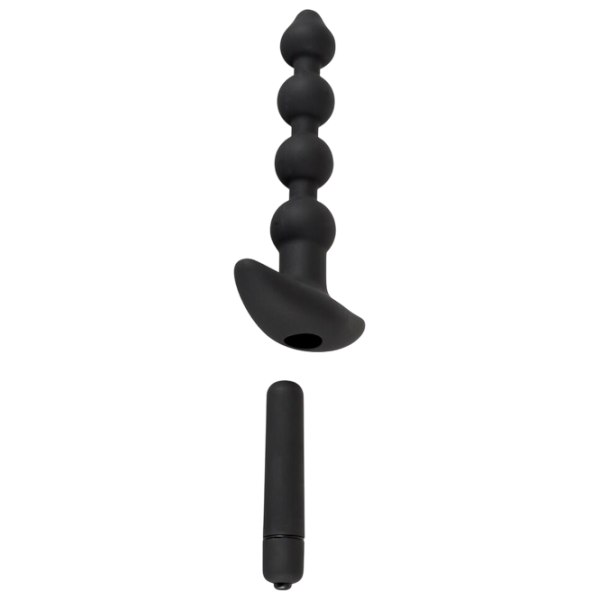 Вибратор Black Velvets Kit Anal Черный  photo 4