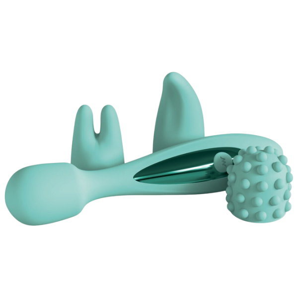 Vibrostimulator JimmyJane Canna 3in1 Turquoise  photo 3