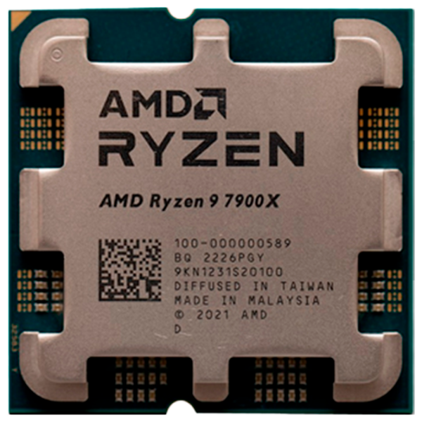 Процессор AMD Ryzen 9 7900X 4.70 ГГц - 5.60 ГГц Tray AMD Radeon Graphics photo 1