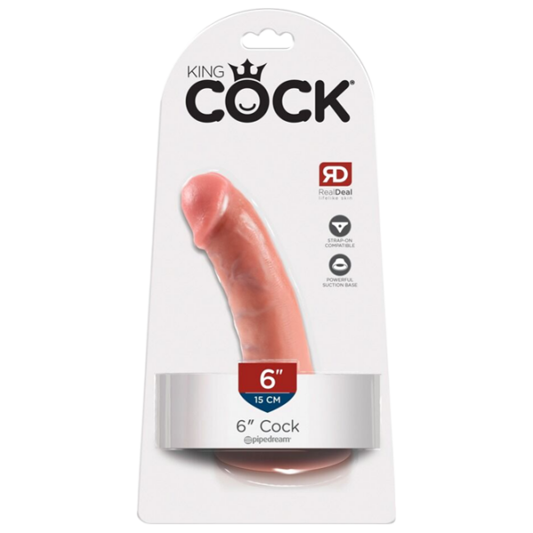 Dildo King Cock Flesh (17 cm) Skin color light  photo 5
