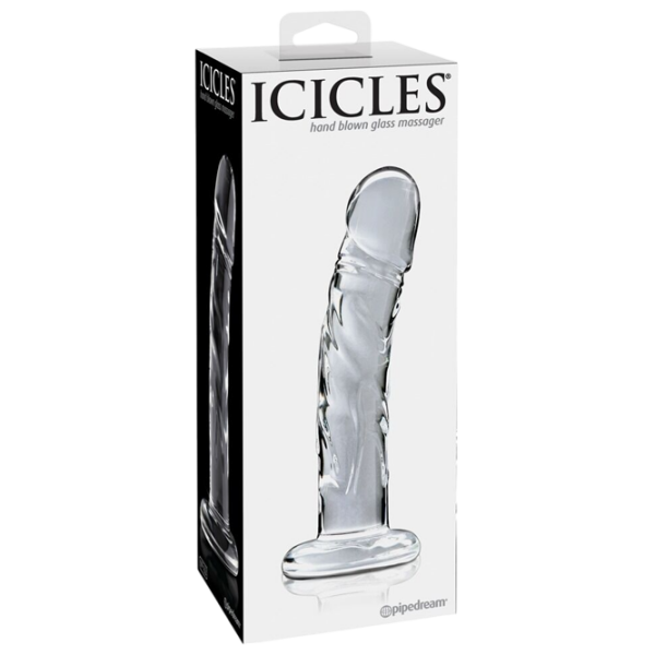 Дилдо Icicles No.62 (18 см) Прозрачный  photo 3
