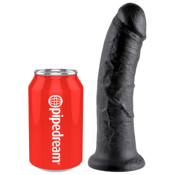 Дилдо King Cock 8 " (21.5 см) Черный  photo 3