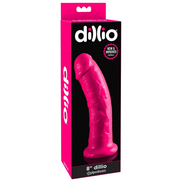 Dildo Dillio 8 " (21.6 cm) Pink  photo 3