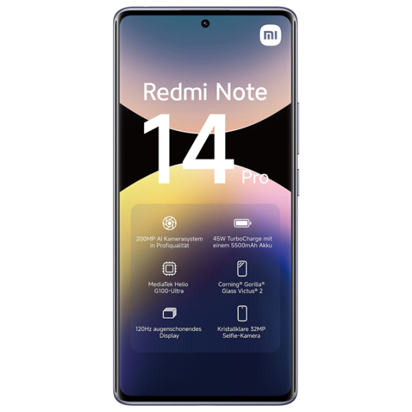 Xiaomi Redmi Note 14 Pro 4G 512 ГБ Пурпурный Aurora 6.67" | 200 МП | 12 ГБ | Dual SIM photo 2