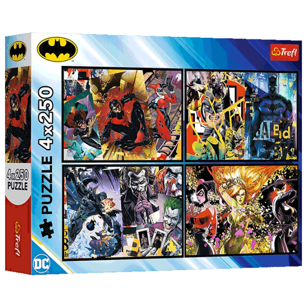 Puzzle Trefl Batman in action (13310) Numărul de piese: 1000, Vârsta recomandată: 11+ photo 1