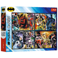 Puzzle Trefl Batman in action (13310) Numărul de piese: 1000, Vârsta recomandată: 11+