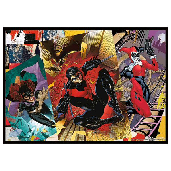 Puzzle Trefl Batman in action (13310) Numărul de piese: 1000, Vârsta recomandată: 11+ photo 2