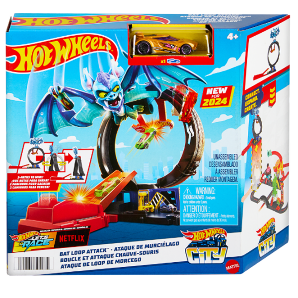 Pistă auto Hot Wheels Atacul liliacului HTN78 Blue
Multicolor  photo 3