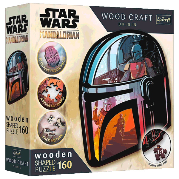 Puzzle Trefl The Mandalorian (20186) Количество деталей: 160, Рекомендуемый возраст: 9+ photo 1