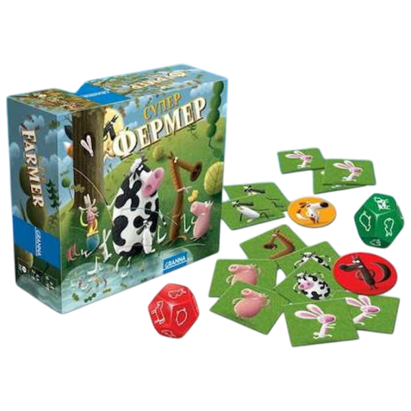 Настольная игра Granna Super Farmer Mini Стратегия, 6+