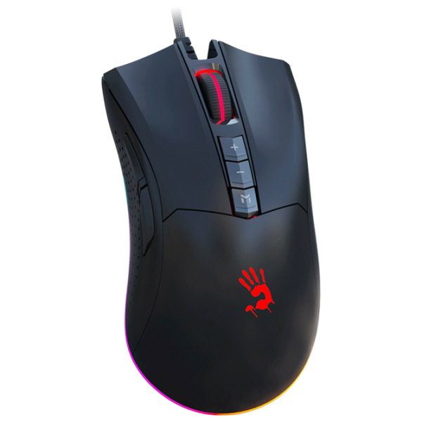Mouse A4Tech ES9 Plus Bloody Black Cu fir / 10000 dpi photo 2