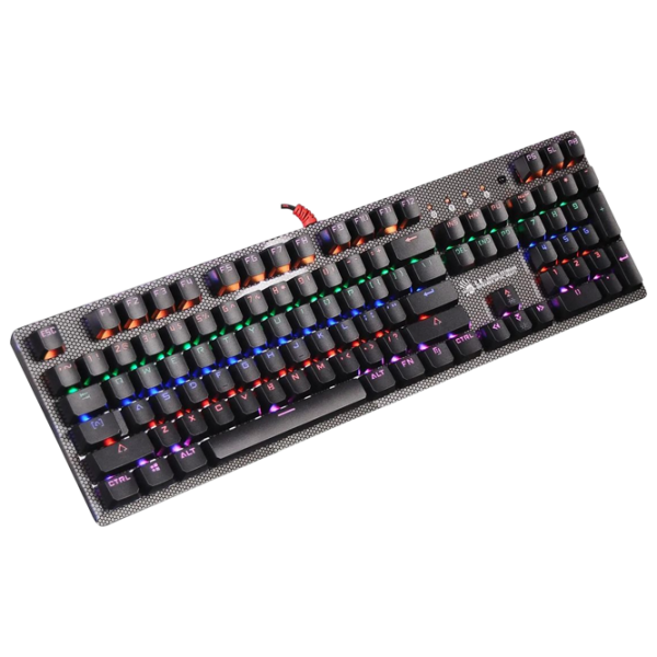 Tastatură A4Tech Bloody B810R NetBee Black Gaming, Cu fir photo 3