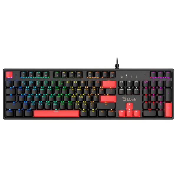 Tastatură A4Tech Bloody S520N Black Gaming, Cu fir photo 1