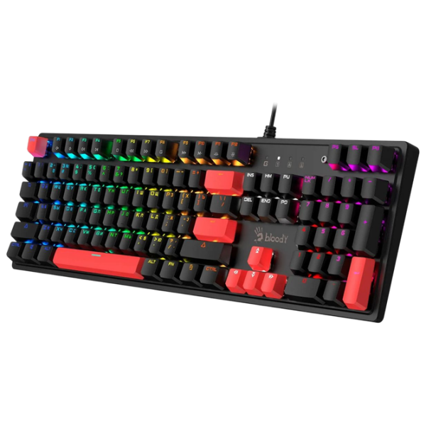 Tastatură A4Tech Bloody S520N Black Gaming, Cu fir photo 3