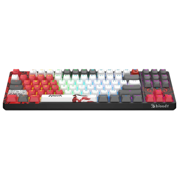 Tastatură A4Tech Bloody WS87 Naraka Black Gaming, Fără fir photo 3