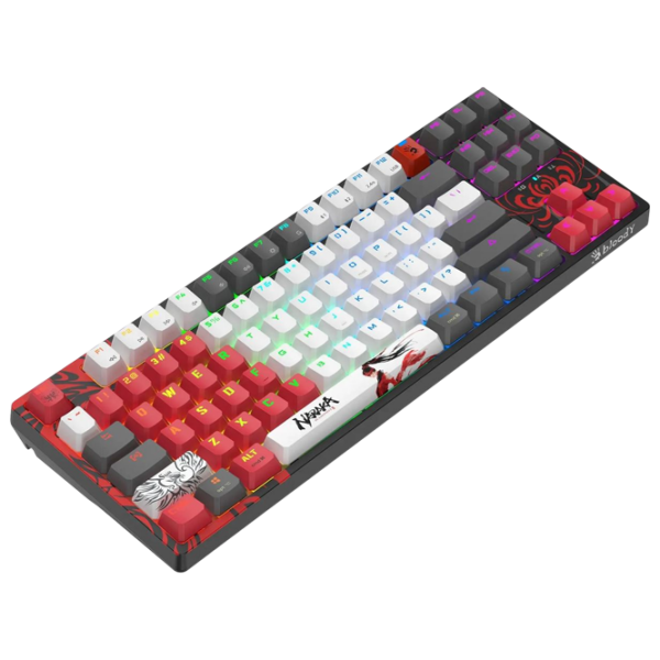 Tastatură A4Tech Bloody WS87 Naraka Black Gaming, Fără fir photo 7