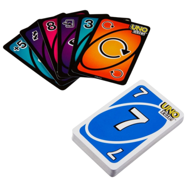 Joc de masă Mattel UNO Flip! Uno, 7+ photo 2
