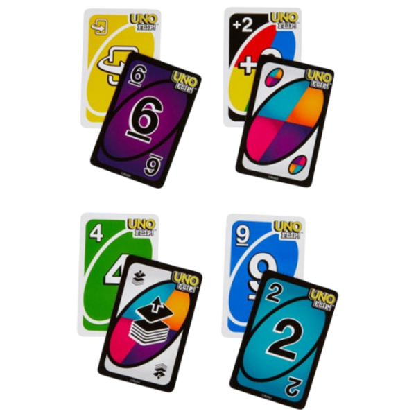 Joc de masă Mattel UNO Flip! Uno, 7+ photo 3