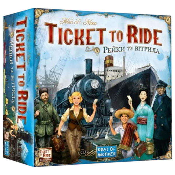 Настольная игра Lord of Boards Ticket to Ride: Rails & Sails Стратегия, 10+