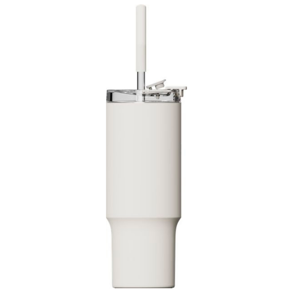Cană termo Xiaomi Straw Mug White 1000 ml photo 4