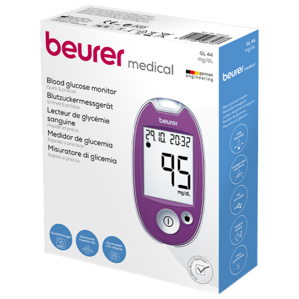 Glucometru Beurer GL44 Purple  photo 6