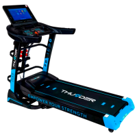 Bandă de alergat Thunder FLEX-DS-TFT Black 180 kg, 20 km/h