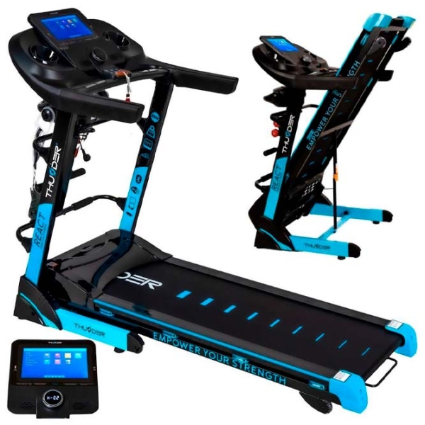 Bandă de alergat Thunder REACT-DS-TFT Black 160 kg, 18 km/h photo 3