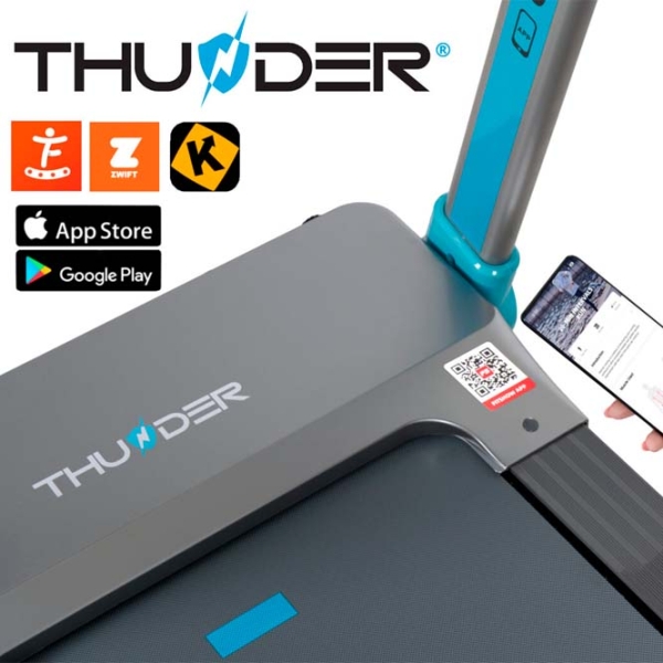 Bandă de alergat Thunder Ultra Silver 160 kg, 16 km/h photo 6