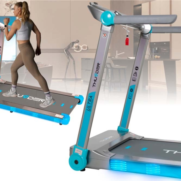 Bandă de alergat Thunder Ultra Silver 160 kg, 16 km/h photo 8