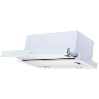 Hotă Backer Riki Slider 1000 Sensor White 60 cm, Recirculare, 1000 m³/h