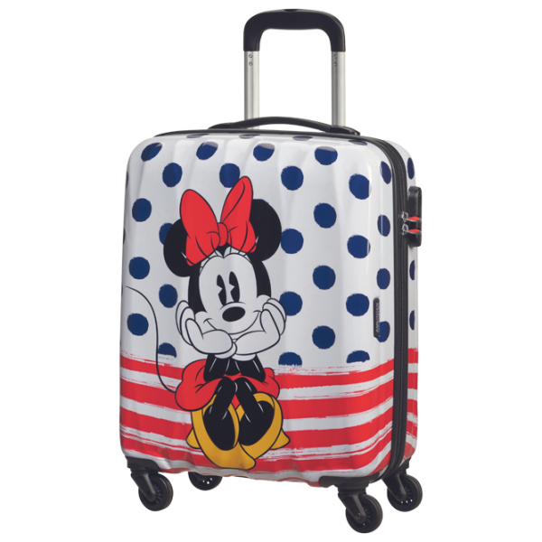 Valiză American Tourister Disney Legends Minnie Blue Dots Red 36l   photo 2