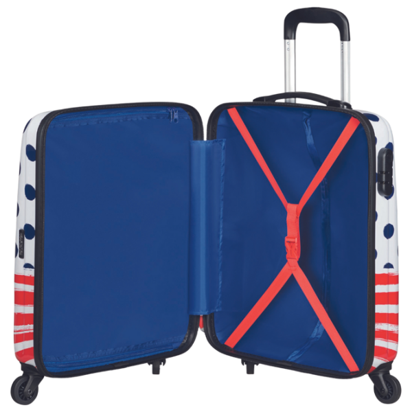Valiză American Tourister Disney Legends Minnie Blue Dots Red 36l   photo 6