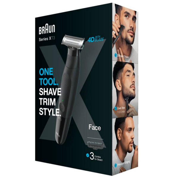 Trimmer facial Braun XT3100 Black  photo 5