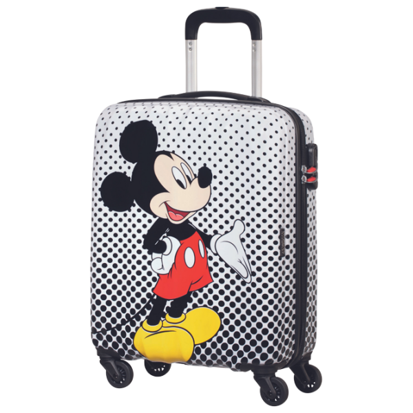 Valiză American Tourister Disney Legends White Mickey Mouse Polka Dot 36l   photo 2