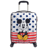 Valiză American Tourister Disney Legends Minnie Blue Dots Red 36l  