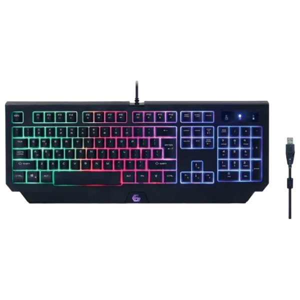 Set Gembird 4in1 Phantom Black Gaming, Cu fir photo 2