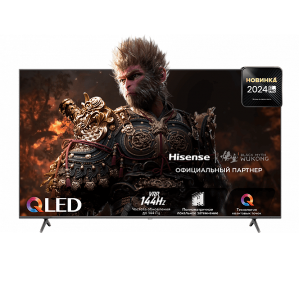 Телевизор Hisense 75E7NQ PRO Smart 4K Черный 75" | QLED | 4K photo 2