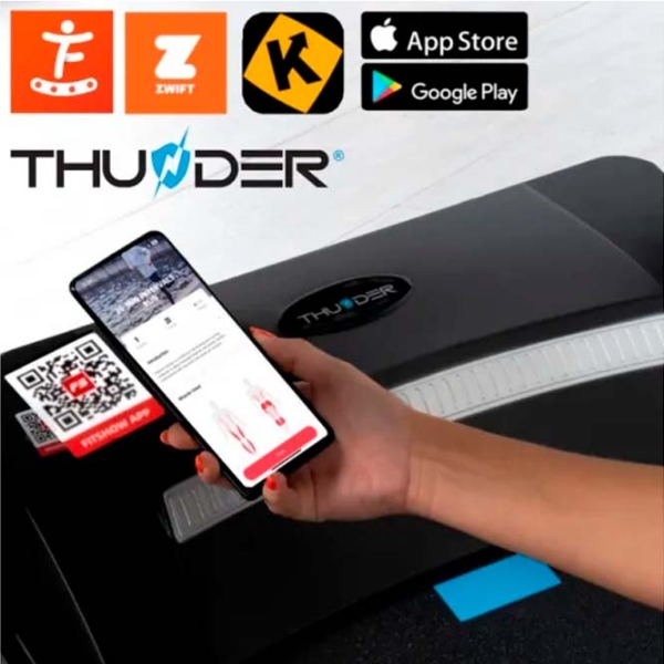 Беговая дорожка Thunder ICON-D Черный 140 кг, 17 km/h photo 3